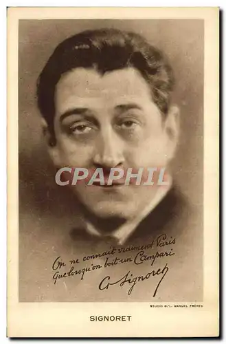 Moderne Karte Cinema Signoret