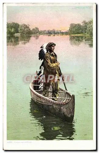 Cartes postales Indiens Hiawatha Arrival