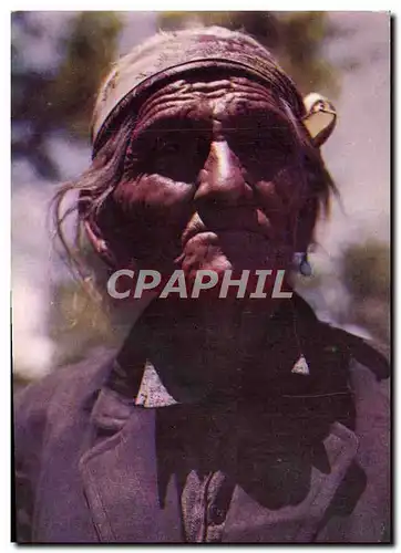 Ansichtskarte AK Indiens Old Navajo sheepherder