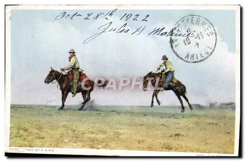 Cartes postales Two of a kind Cowboys