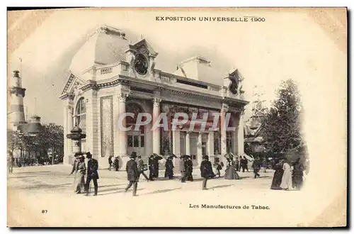 Ansichtskarte AK Paris Exposition universelle 1900 Les manufactures de Tabac