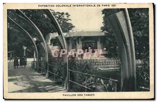Cartes postales Paris Exposition coloniale internationale 1931 Pavillon des tabacs