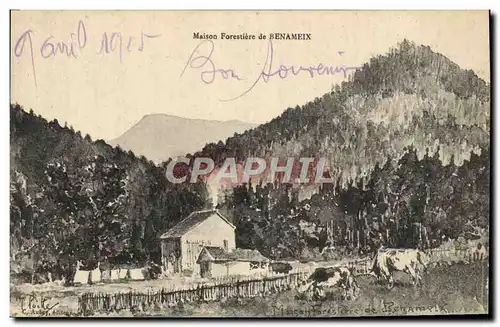 Cartes postales Maison forestiere de Benameix