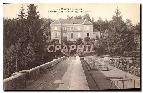 Cartes postales Morvan Les Settons La maison des gardes