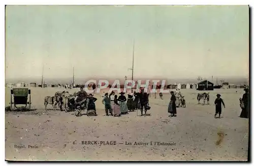 Ansichtskarte AK Ane Mule Berck plage Les anieres a l&#39entonnoir