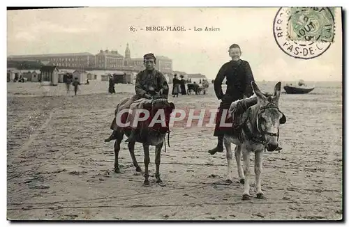 Ansichtskarte AK Ane Mule Berck Plage Les aniers