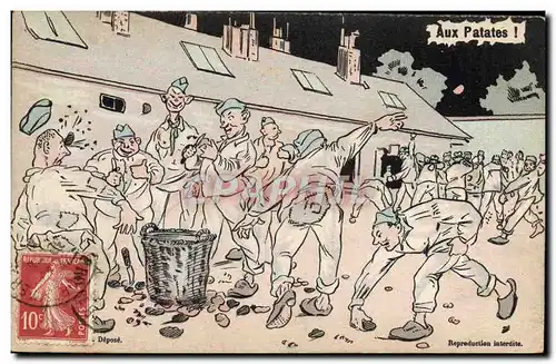 Ansichtskarte AK Militaria Aux patates