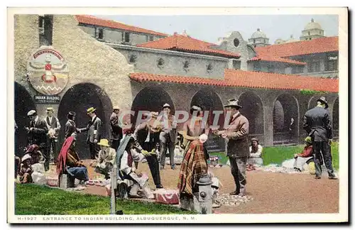 Cartes postales Entrance to Indian building Albuquerque NM