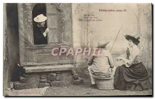 Cartes postales Telegraphie sans dil