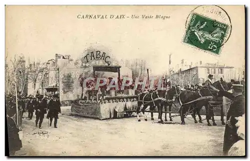 Cartes postales Carnaval d&#39Aix Une vaste blague Tabac