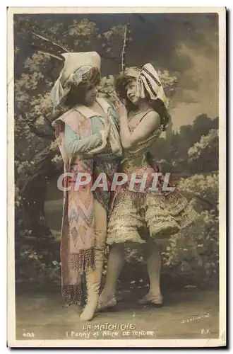 Cartes postales Fantaisie Femme La Matchiche