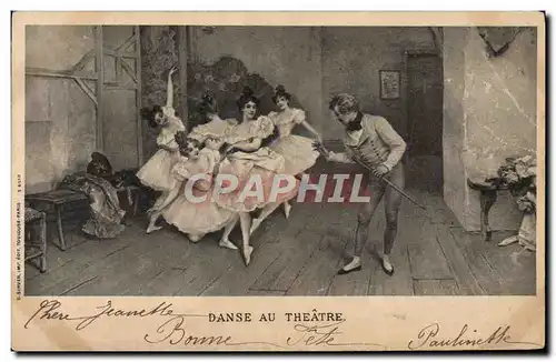 Cartes postales Danse au theatre