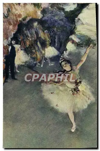 Ansichtskarte AK Degas Danseuse sur la scene