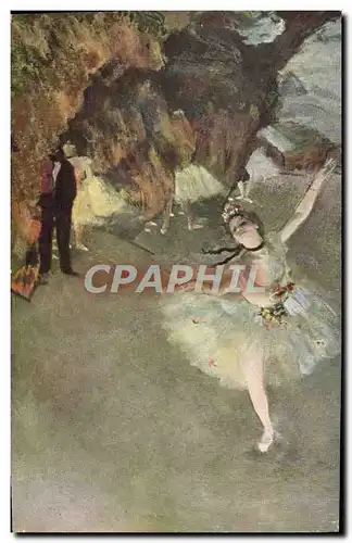 Ansichtskarte AK Edgar Degas Danseuse sur la scene