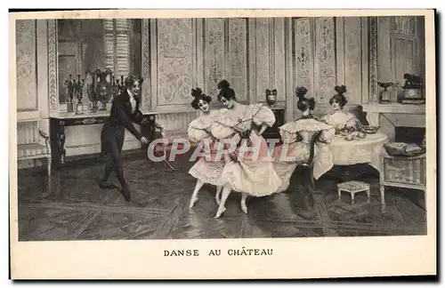 Cartes postales Danse au chateau