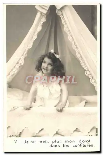 Cartes postales Fantaisie Enfant Confitures