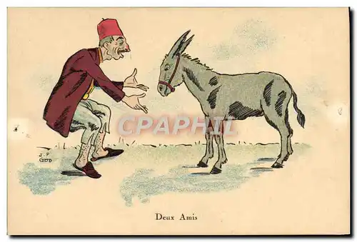 Cartes postales Ane Mule Deux amis