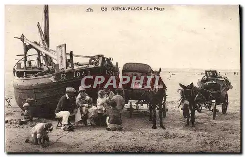 Cartes postales Ane Mule Berck Plage La plage