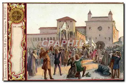 Cartes postales Pape SS Papa Leo XIII