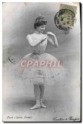 Cartes postales Fantaisie Danse Piodi Opera Danse