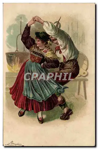 Cartes postales Fantaisie Danse Folklore
