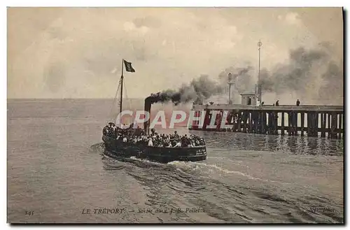 Cartes postales Bateau Le Treport Sortie du JB Pollet