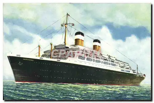Cartes postales Bateau Paquebot Independence & Constitution