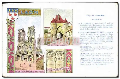 Cartes postales Aisne Laon