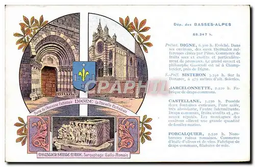 Cartes postales Basses Alpes Digne