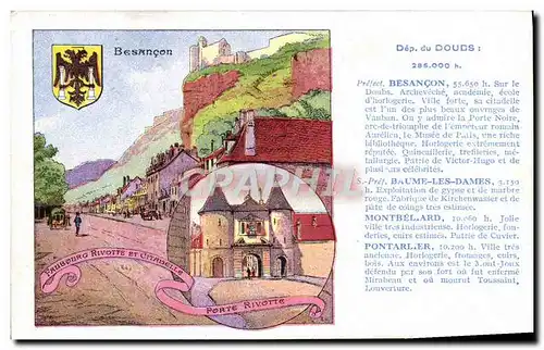 Cartes postales Doubs Besancon