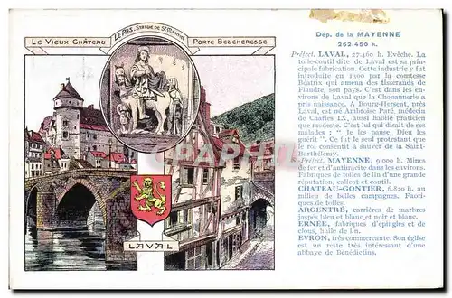 Cartes postales Mayenne Laval Lion