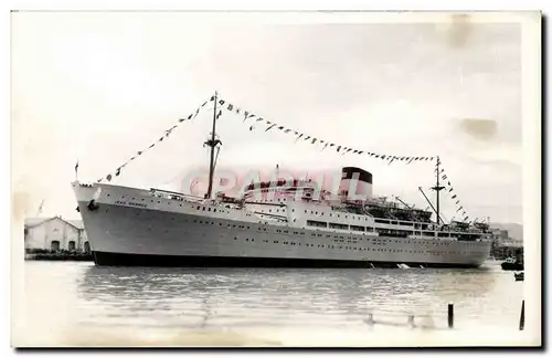 Cartes postales Bateau Paquebot Jean Mermoz