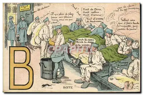 Cartes postales Militaria Boite