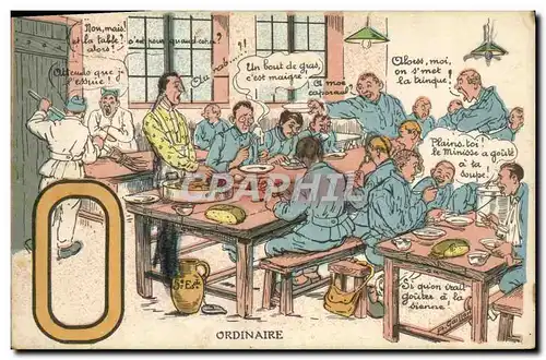 Cartes postales Militaria Ordinaire