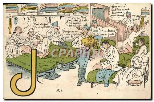 Cartes postales Militaria Jus