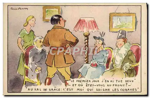 Cartes postales Militaria Cobayes