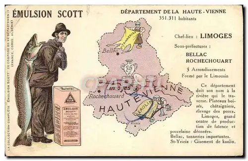 Cartes postales Haute Vienne Limoges Emulson Scott Poisson