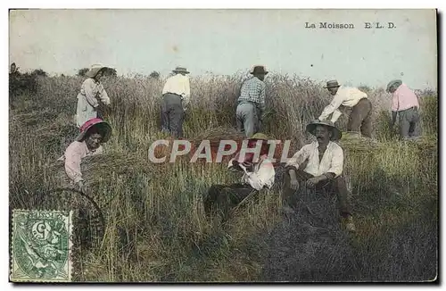 Ansichtskarte AK Folklore La moisson