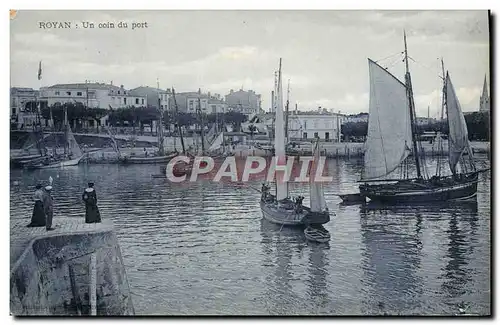 Cartes postales Bateau Peche Royan un coin du port