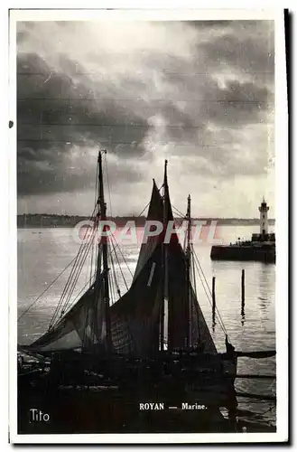 Cartes postales moderne Bateau Peche Royan Marine Phare