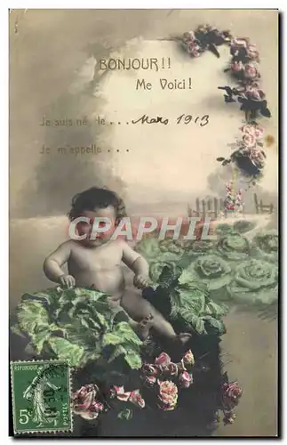 Cartes postales Fantaisie Enfant Chou