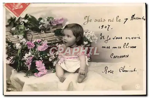 Cartes postales Fantaisie Enfant Bebe