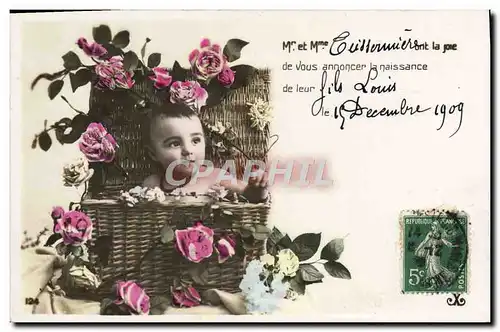 Cartes postales Fantaisie Enfant Bebe