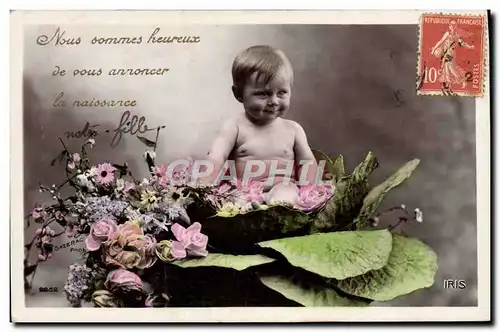 Cartes postales Fantaisie Enfant Bebe