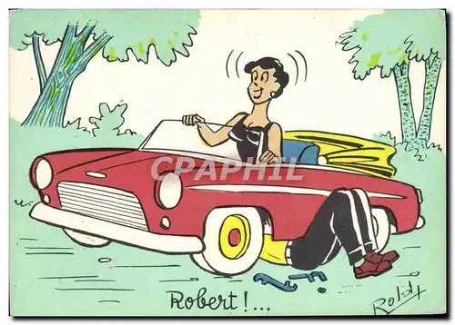 Cartes postales Humour Automobile