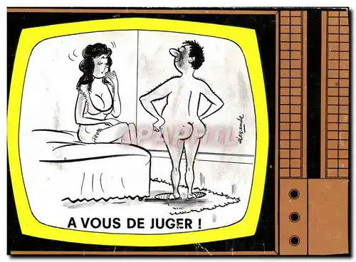 Cartes postales Humour A vous de juger