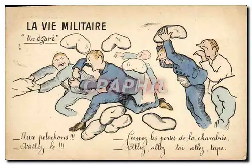 Cartes postales Militaria La vie militaire Un egare