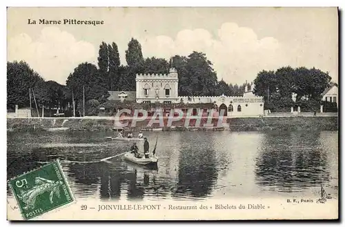 Cartes postales Joinville le Pont Restaurant des Bibelots du diable