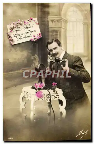 Cartes postales Telephone Fantaisie Homme