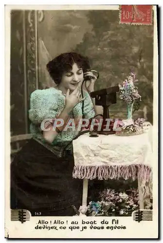 Cartes postales Telephone Fantaisie Femme